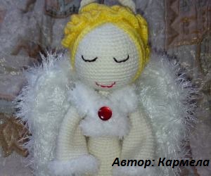 ангел амигуруми