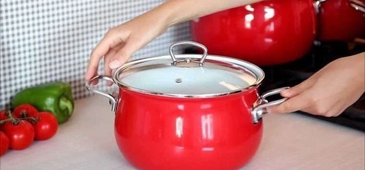 как отмыть эмалированную кастрюлю