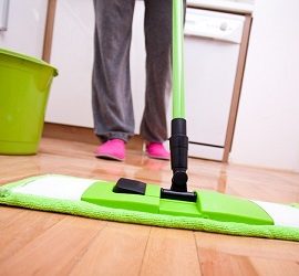 Cómo limpiar un piso de linóleo