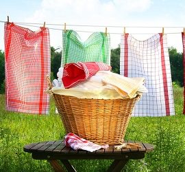 Cómo lavar paños de cocina de manchas y olores