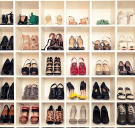 Ideas para guardar zapatos en un apartamento y una casa de campo.