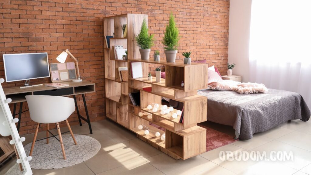 Interiorul unui living dormitor compatibil