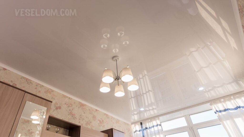 How to wash a stretch ceiling