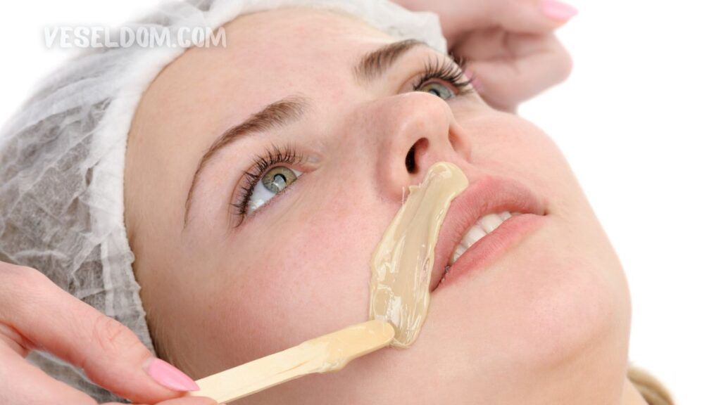 Эпиляция усов воском у женщин